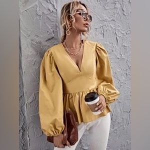 ✨3 FOR $15 SALE✨ Shein Peplum Top